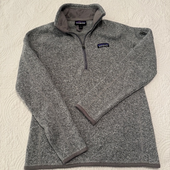 Patagonia Better Sweater Quarter Zip – Size Small (Gray) - Picture 1 of 5